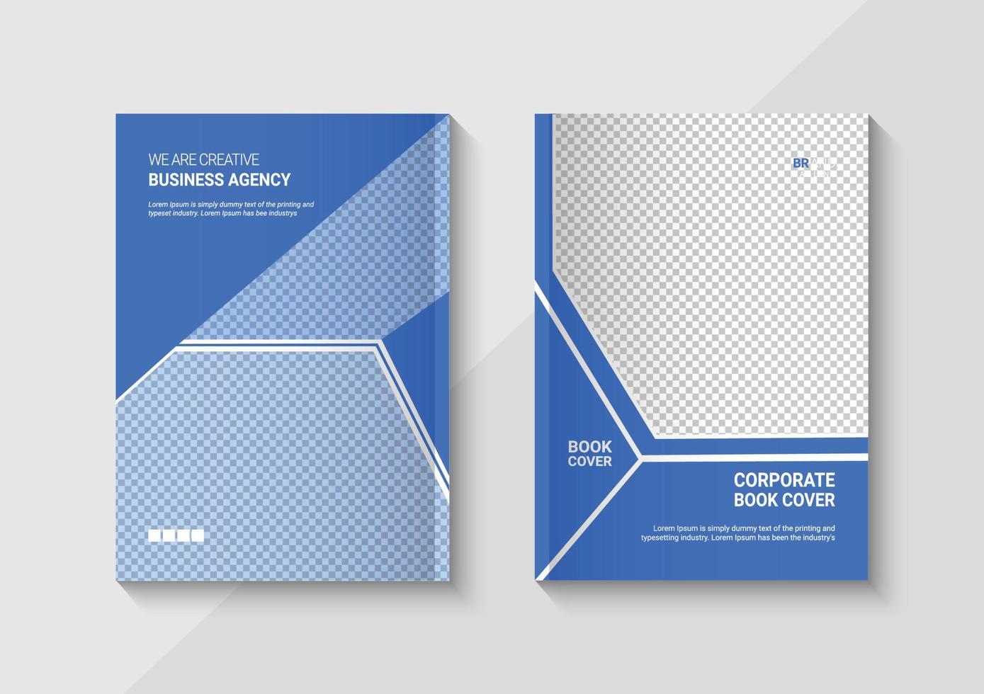 Corporate Business Book Cover Design Template vector