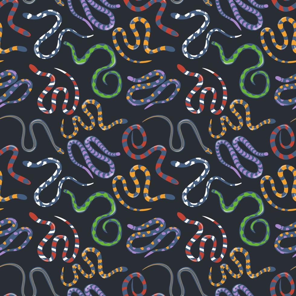 snakes. Seamless pattern, vector illustration 12319882 Vector Art at