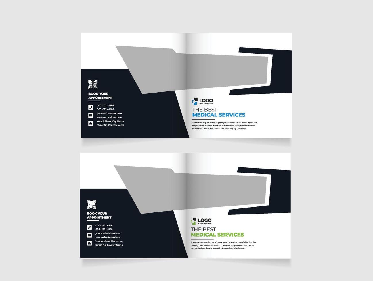 Square Cover design for annual report business catalog company profile brochure magazine flyer booklet poster banner vector