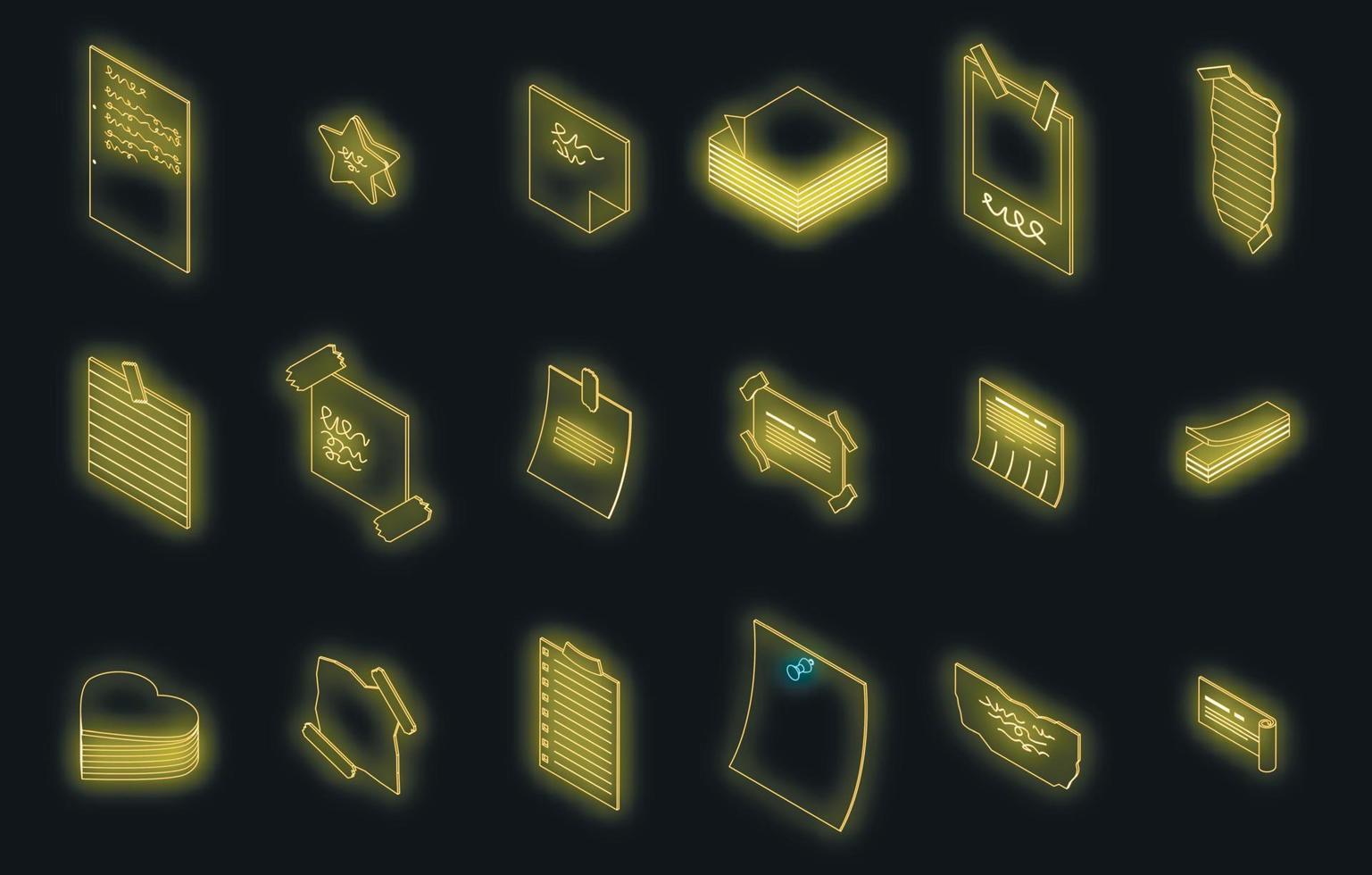 Memo icon, isometric style vector