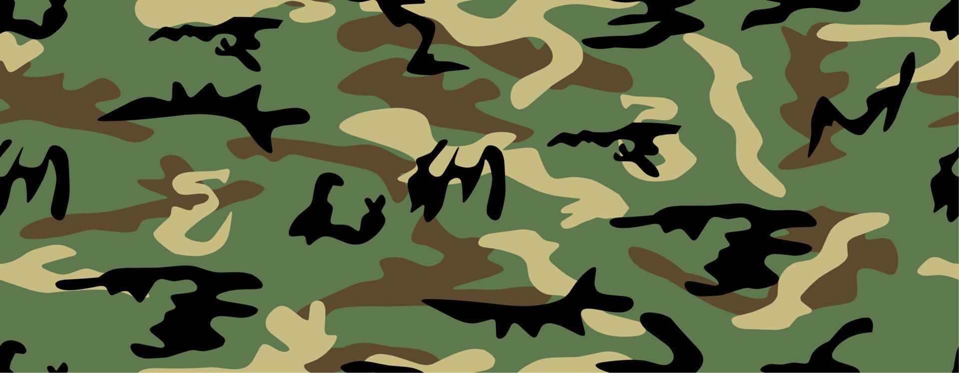 camouflage seamless pattern vector illustration