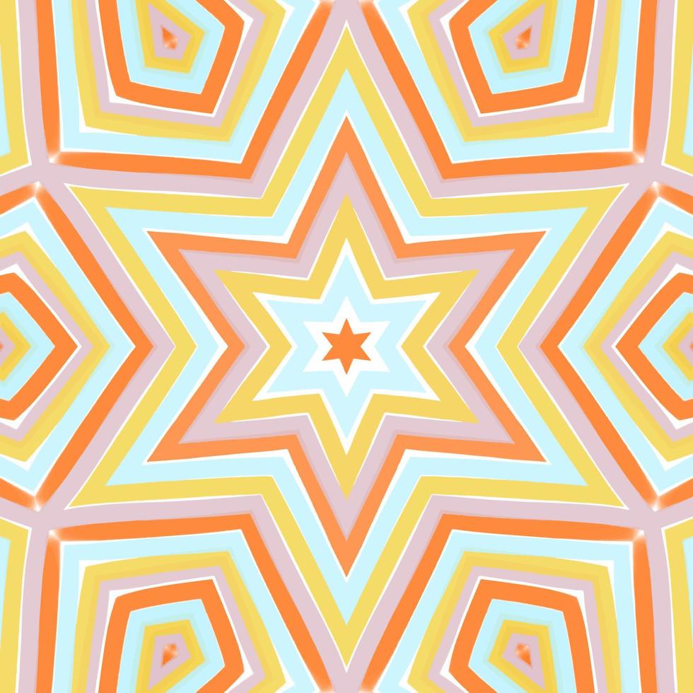 Abstract kaleidoscope background. Beautiful kaleidoscope seamless pattern. Multicolor mosaic texture. Seamless kaleidoscope texture. Unique kaleidoscope design vector