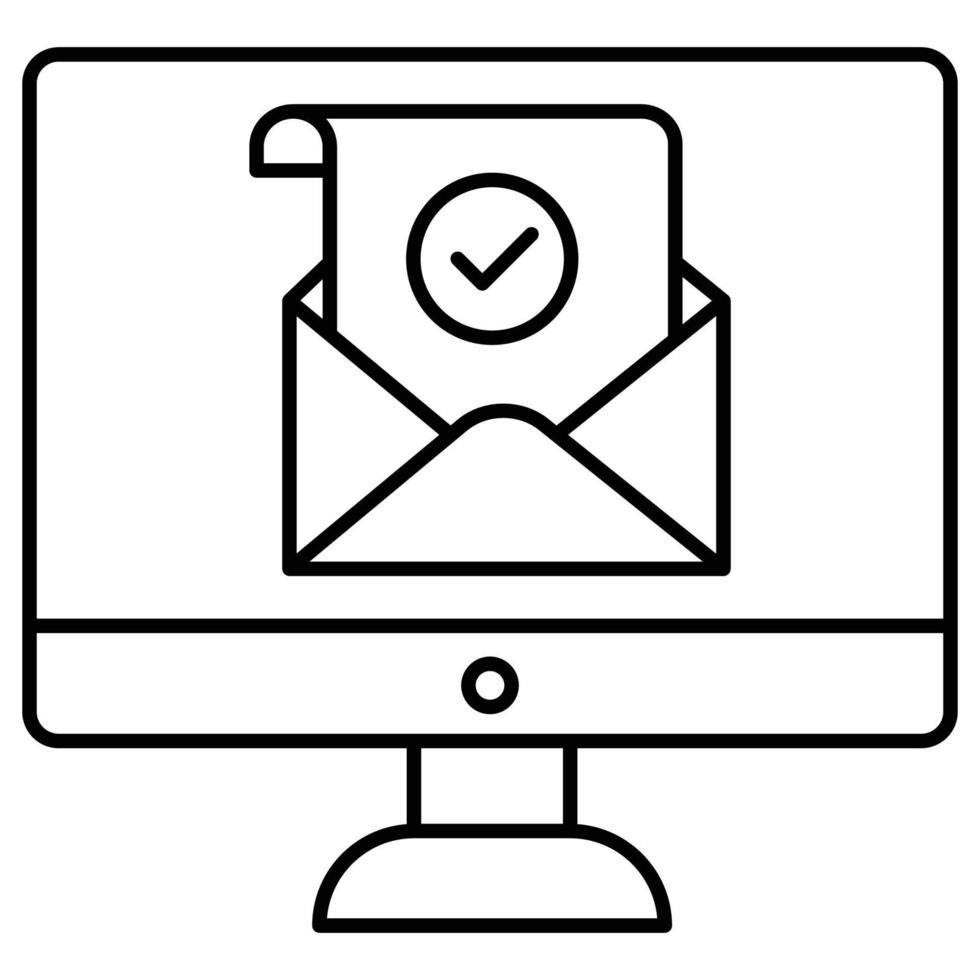 Approved Mail  Which Can Easily Modify Or Edit vector