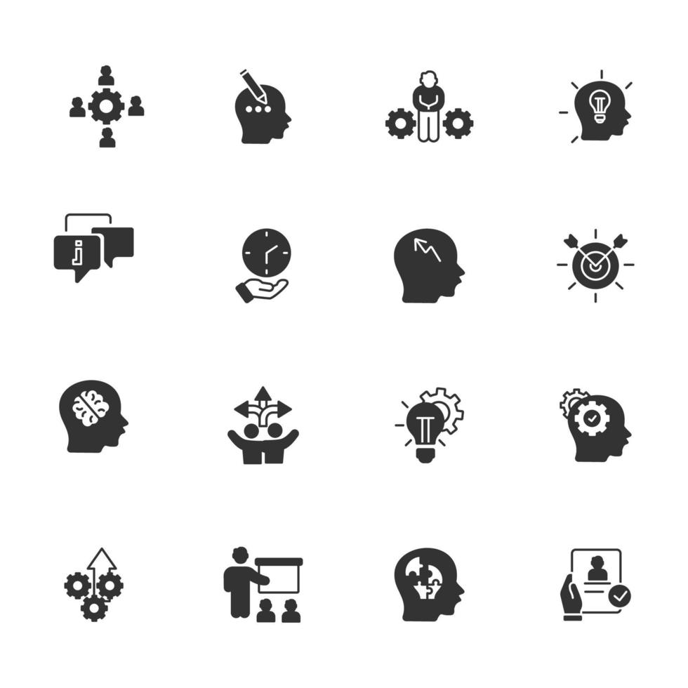 mentoring icons set . mentoring pack symbol vector elements for infographic web