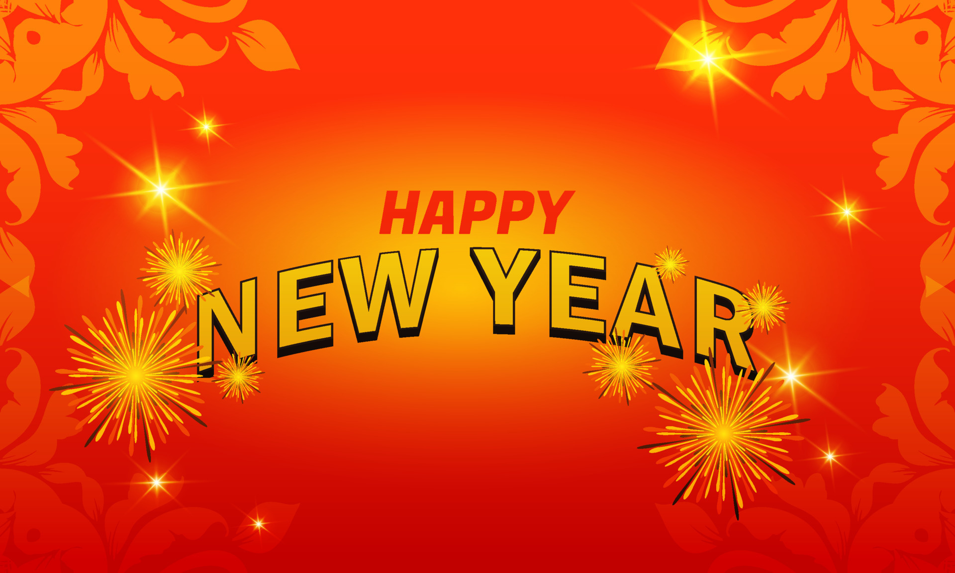 happy new year banner background, vector art and illustration. can be used  for landing pages, Templates, web, mobile apps, posters, banners, flyers,  backgrounds 12323239 Vector Art at Vecteezy