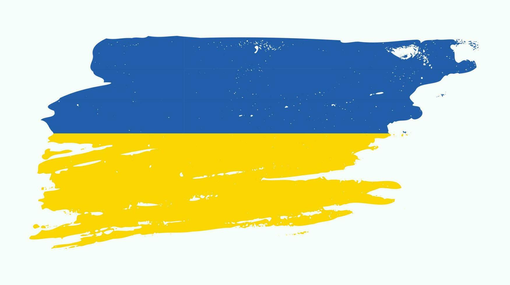 New texture effect Ukraine flag design vector