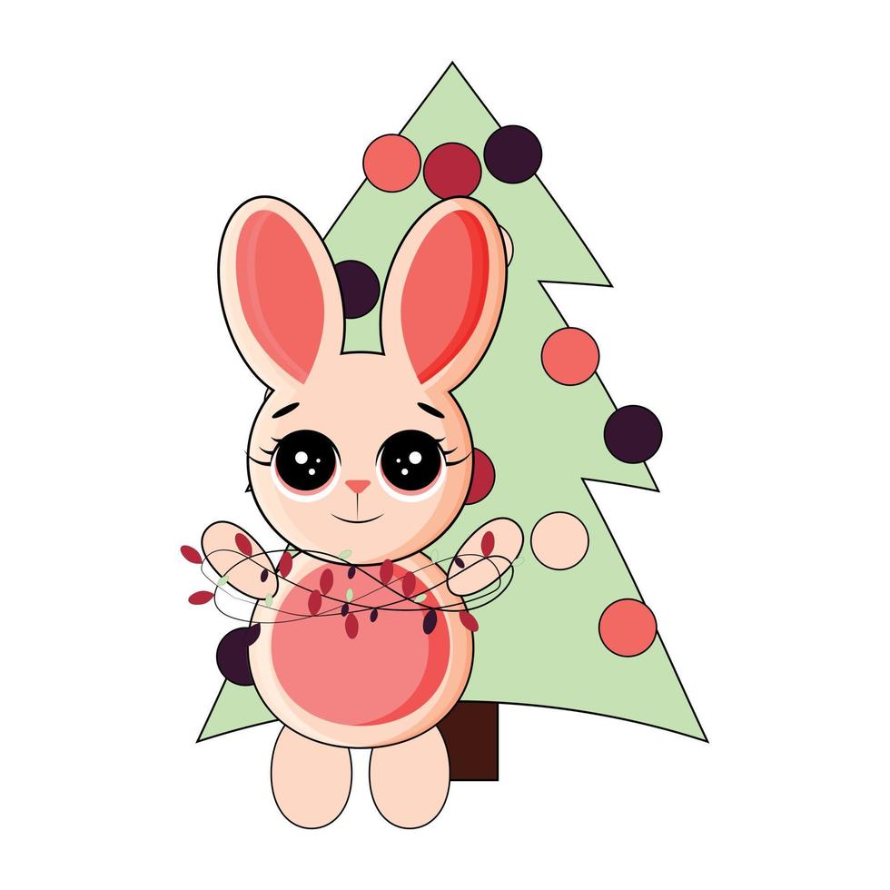 Chinese New Year 2023, the year of the rabbit vector