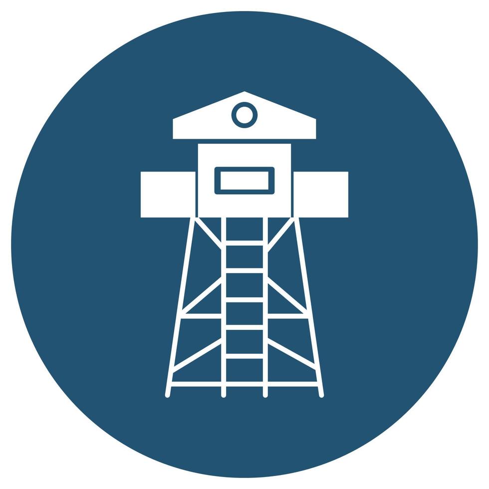 Observatory tower   which can easily modify or edit vector