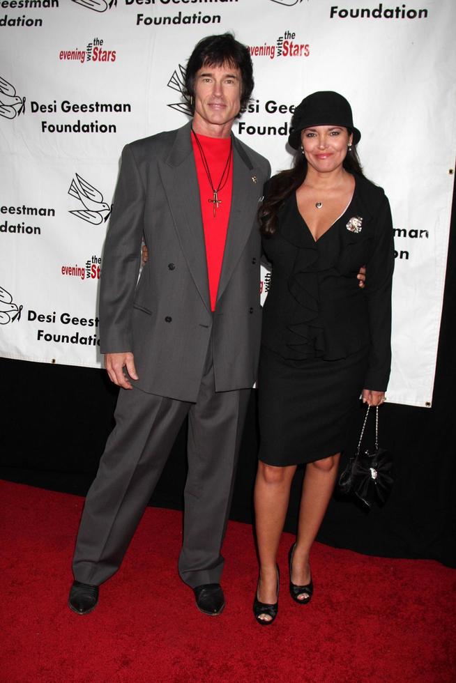 LOS ANGELES, OCT 9 -  Ronn Moss, Devin DeVasquez arrives at the Evening WIth the Stars 2010 benefit for the Desi Geestman Foundation at Farmer s Market
Theatre on October 9, 2010 in Los Angeles, CA photo