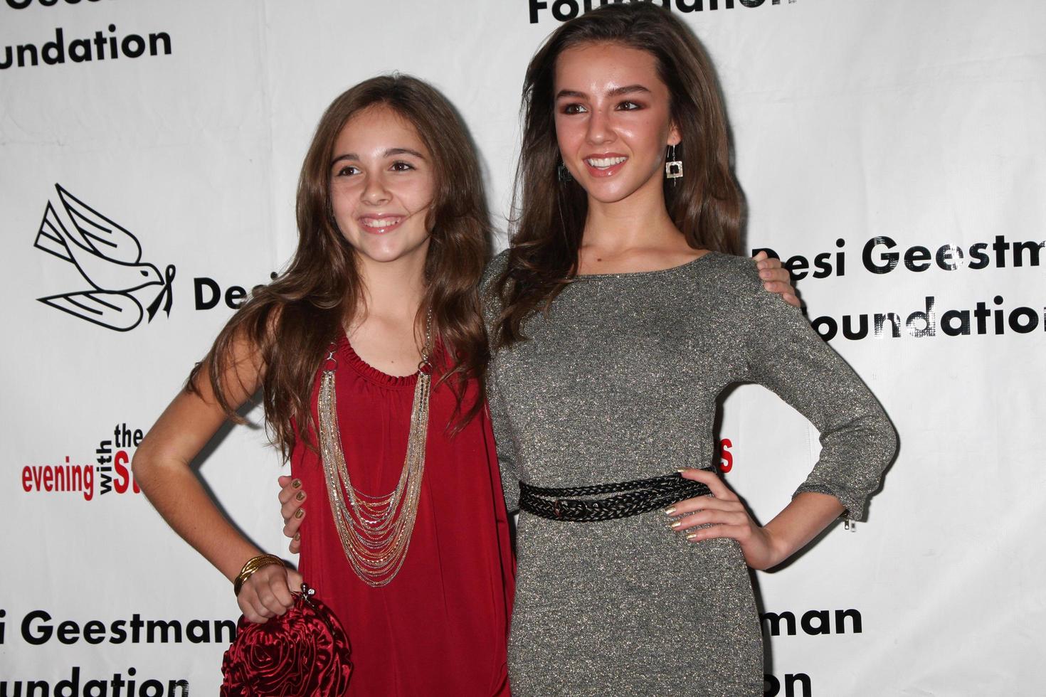 LOS ANGELES, OCT 9 -  Haley Pullos, Lexi Ainsworth arrives at the Evening WIth the Stars 2010 benefit for the Desi Geestman Foundation at Farmer s Market
Theatre on October 9, 2010 in Los Angeles, CA photo