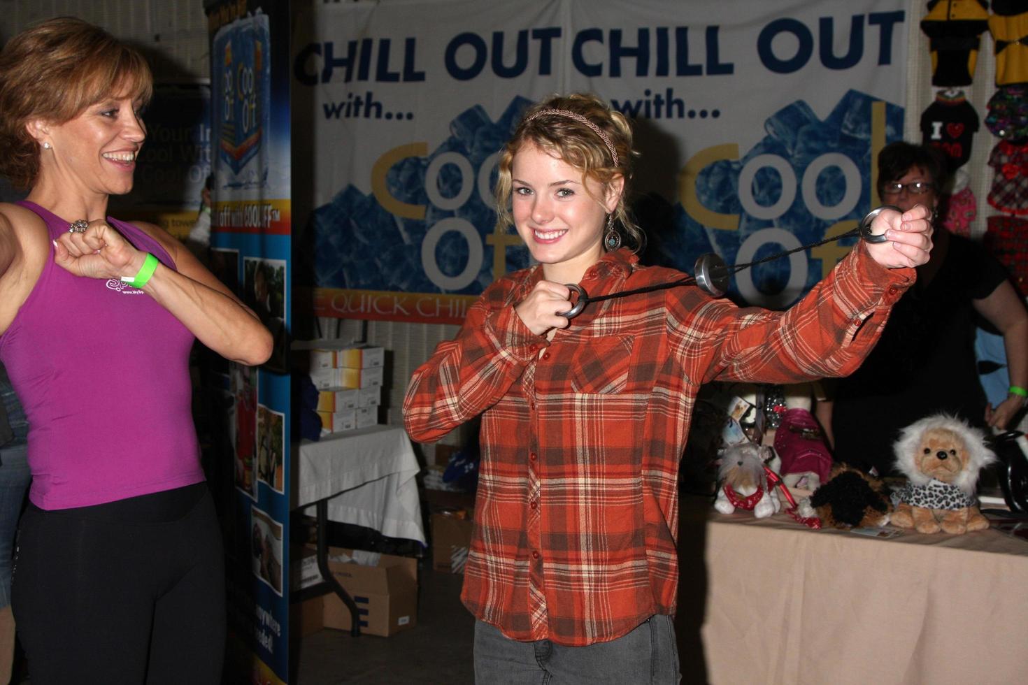 LOS ANGELES, NOV 20 -  Forbes Riley, Laura Wiggins at the Connected s Celebrity Gift Suite celebrating the 2010 American Music Awards at Ben Kitay Studios on November 20, 2010 in Los Angeles, CA photo