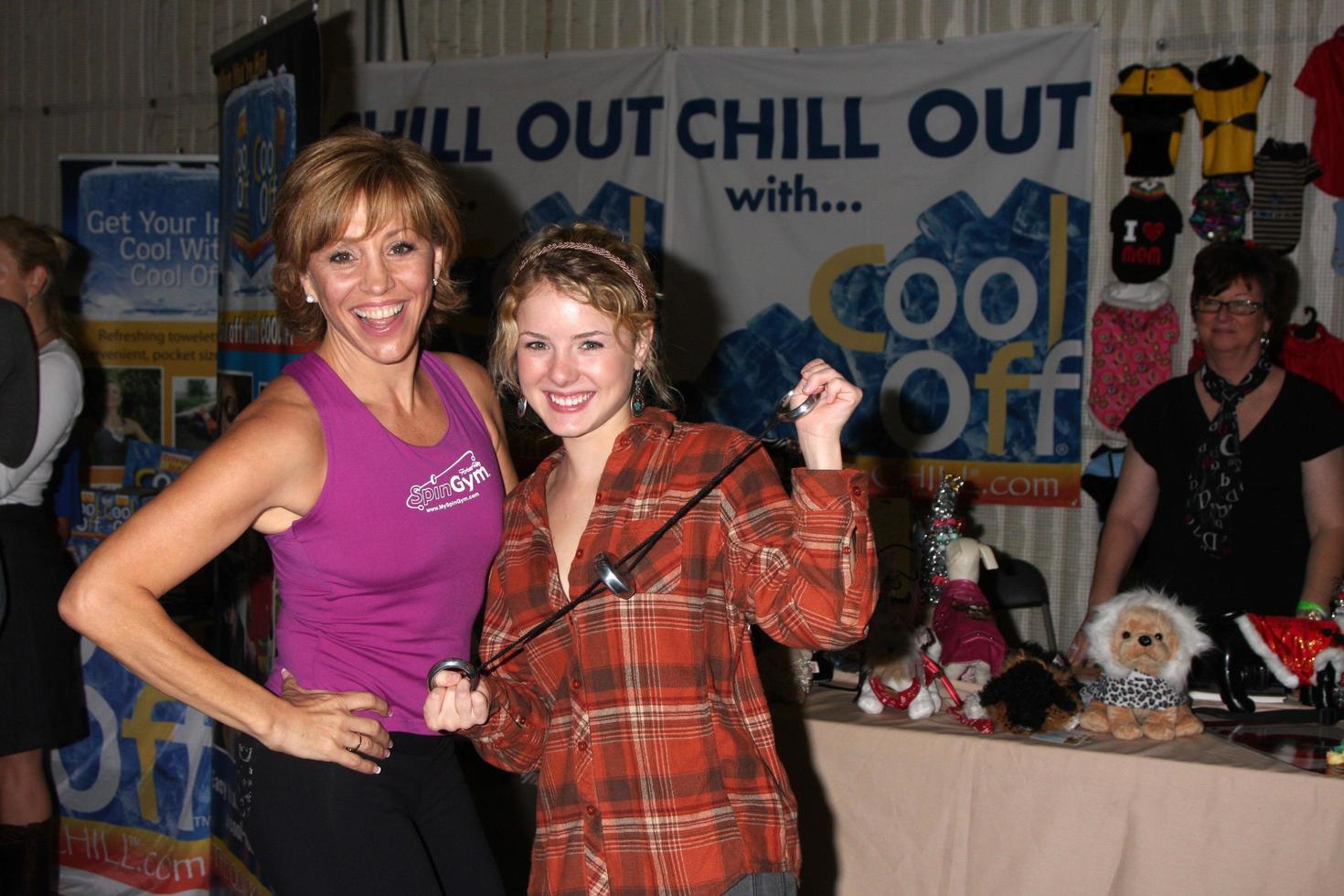 LOS ANGELES, NOV 20 -  Forbes Riley, Laura Wiggins at the Connected s Celebrity Gift Suite celebrating the 2010 American Music Awards at Ben Kitay Studios on November 20, 2010 in Los Angeles, CA photo