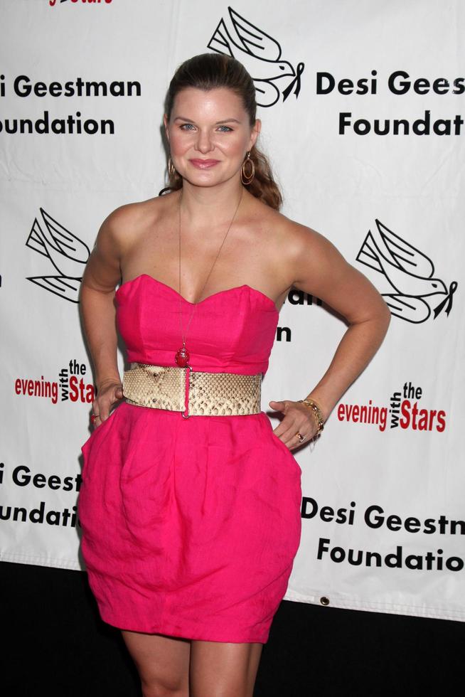 LOS ANGELES, OCT 9 -  Heather Tom arrives at the Evening WIth the Stars 2010 benefit for the Desi Geestman Foundation at Farmer s Market
Theatre on October 9, 2010 in Los Angeles, CA photo