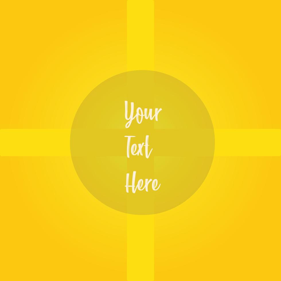 yellow cross plain vector background