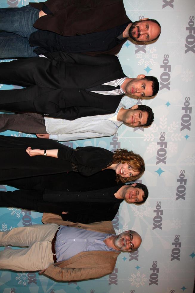 LOS ANGELES, JAN 11 -  Loren Bouchard, John Roberts, Dan Mintz, Kristen Schaal, Eugene Mirman, Jim Dauterive arrives at the FOX TCA Winter 2011 Party at Villa Sorriso on January 11, 2010 in Pasadena, CA photo