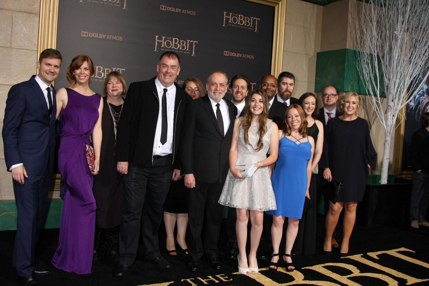 LOS ANGELES, DEC 9 -  Special Effects Crew from film at the The Hobbit -  The Battle of the Five Armies Los Angeles Premiere at the Dolby Theater on December 9, 2014 in Los Angeles, CA photo