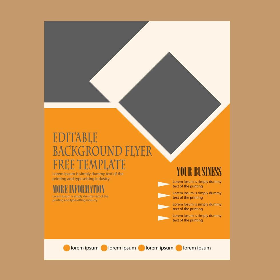 business report cover, brochure or flyer design. vector