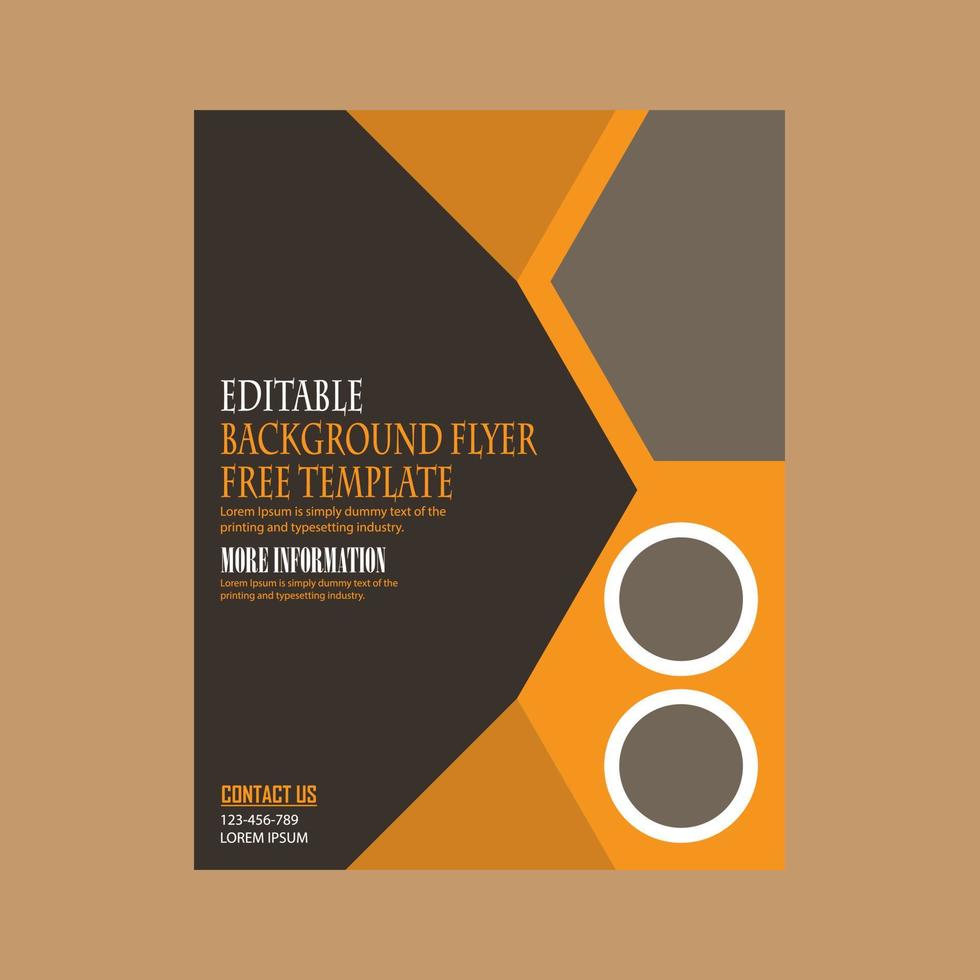 Business Flyer. Business background. Vector template.