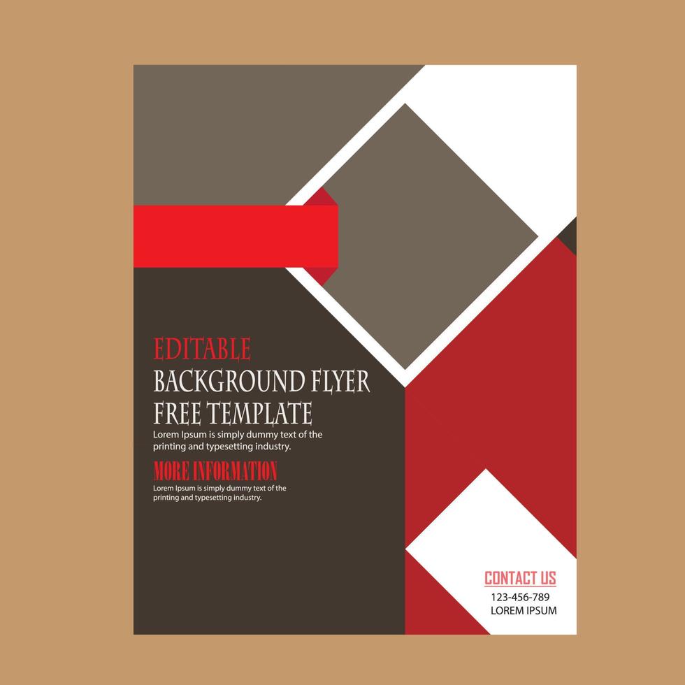 template flyer design vector background free flyer