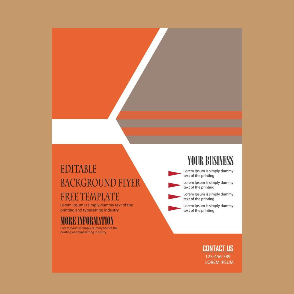 Poster, Corporate Presentation, Portfolio, Flyer, layout vector