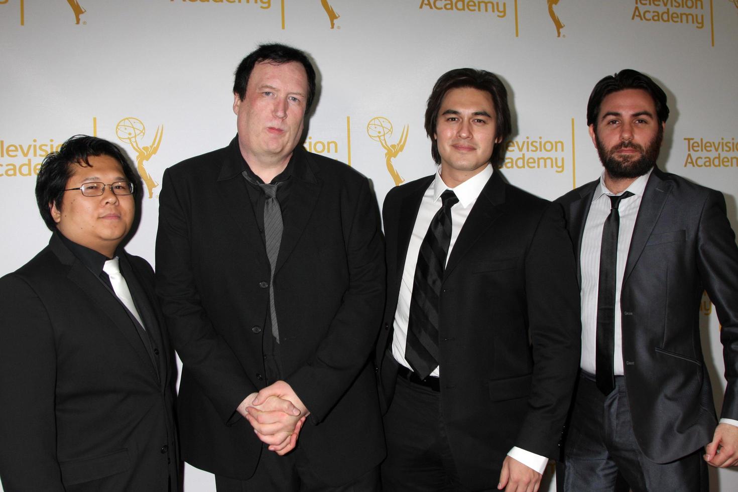LOS ANGELES, OCT 28 -  Jimmy Nguyen, Des Doyle, Ryan Patrick McGuffey, Jason Rose at the Showrunners -  The Art Of Running A TV Show Screening at the Leonard H. Goldenson Theatre on October 28, 2014 in North Hollywood, CA photo