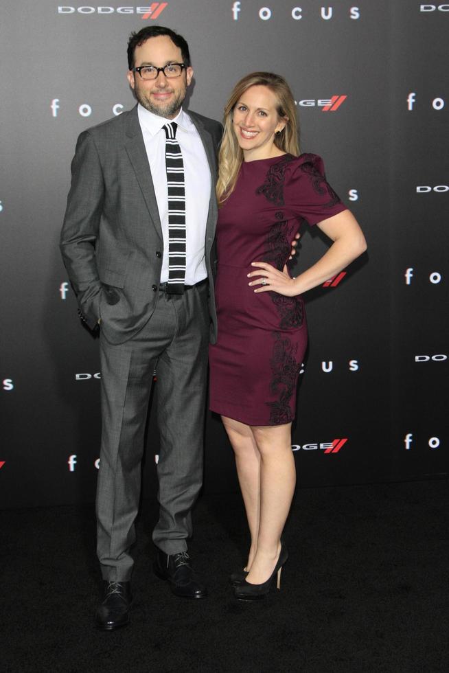 LOS ANGELES, FEB 24 -  P.J. Byrne, Jaime Nicole Padula at the Focus Premiere at TCL Chinese Theater on February 24, 2015 in Los Angeles, CA photo