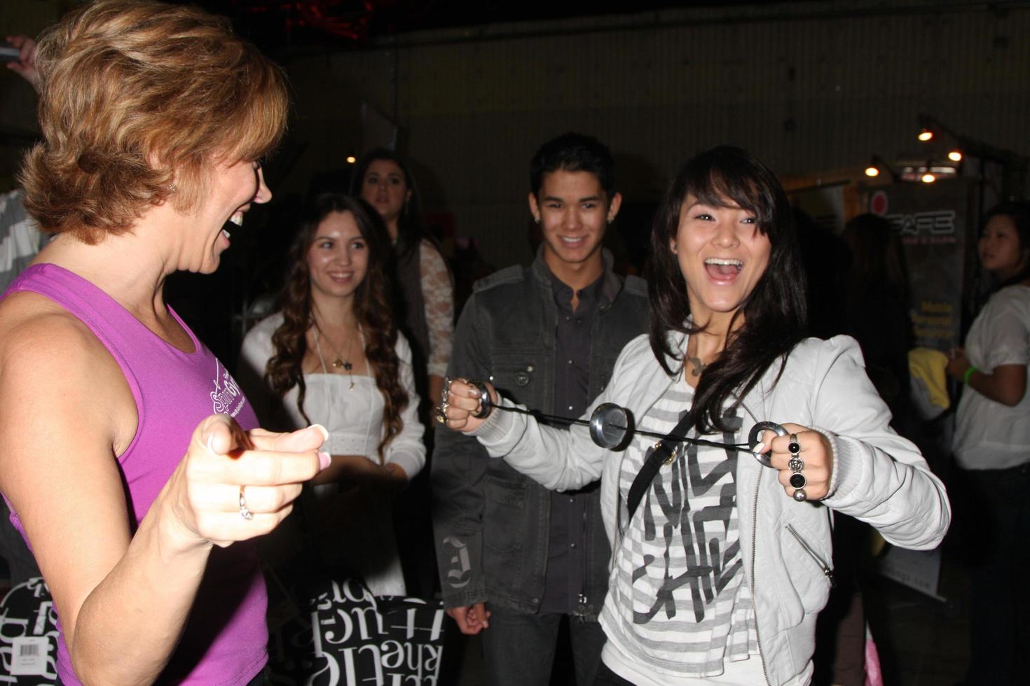 LOS ANGELES, NOV 20 -  Forbes Riley, FIvel and BooBoo Stewart at the Connected s Celebrity Gift Suite celebrating the 2010 American Music Awards at Ben Kitay Studios on November 20, 2010 in Los Angeles, CA photo