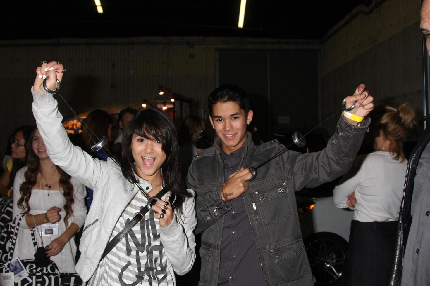 LOS ANGELES, NOV 20 -  FIvel and BooBoo Stewart at the Connected s Celebrity Gift Suite celebrating the 2010 American Music Awards at Ben Kitay Studios on November 20, 2010 in Los Angeles, CA photo