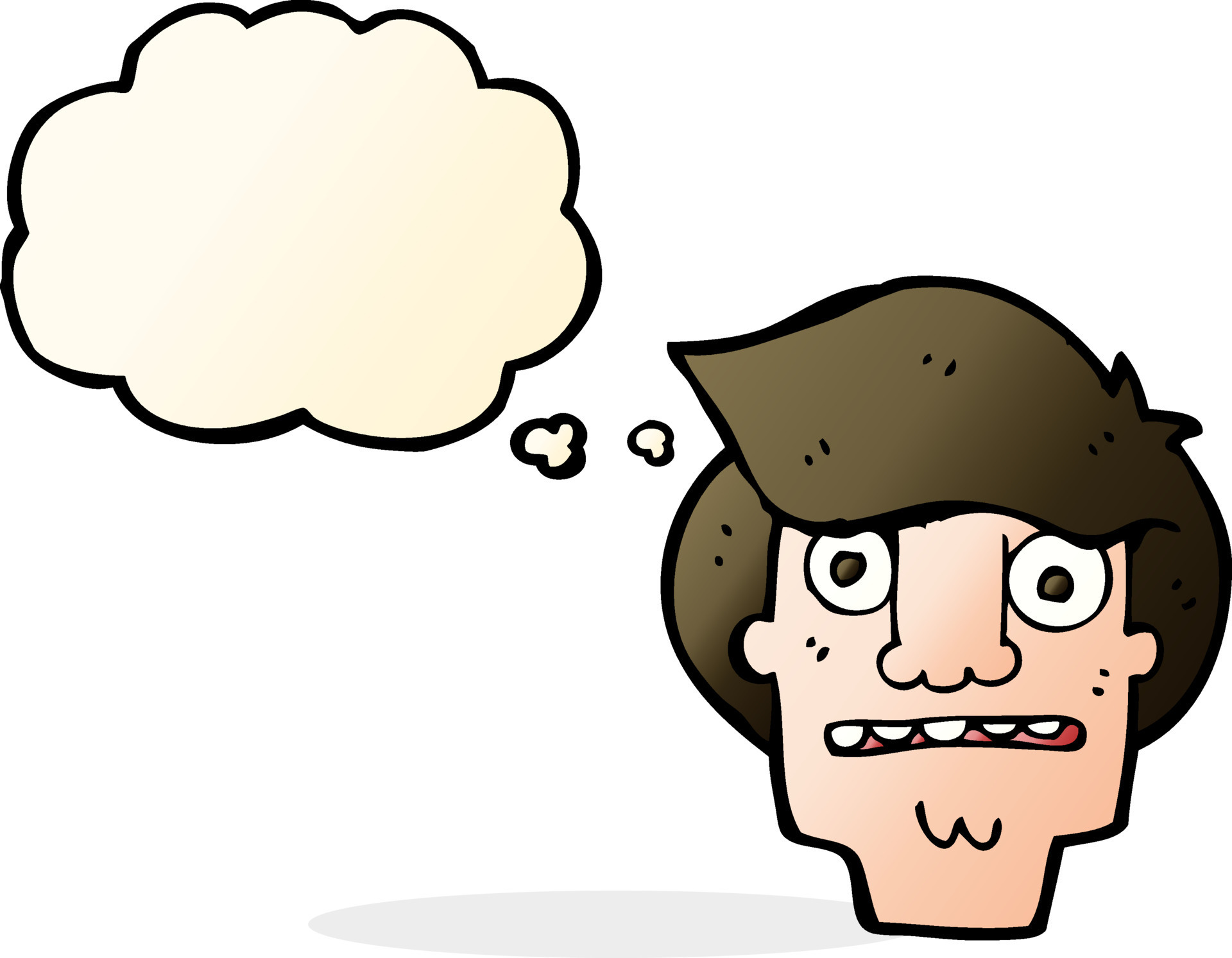 cartoon shocked face with thought bubble 12330227 Vector Art at Vecteezy cartoon shocked face with thought bubble 12330227 Vector Art at Vecteezy