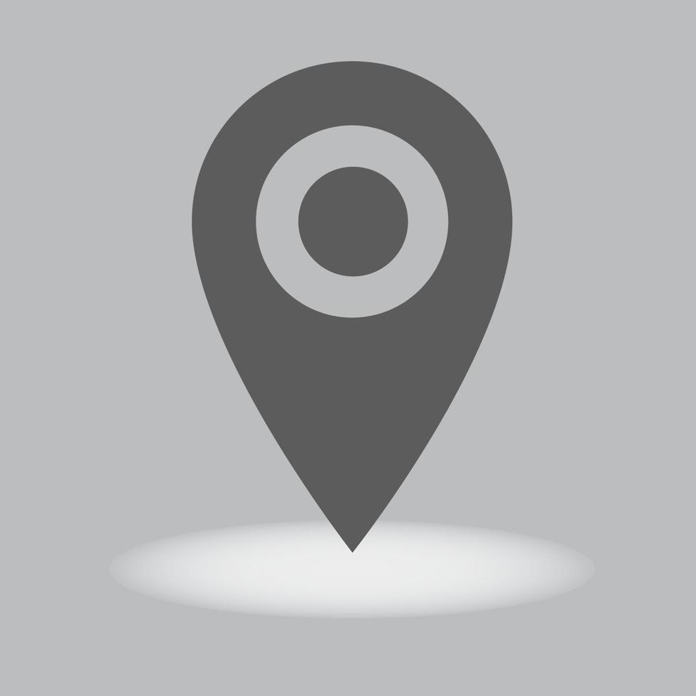 Travel Map pin sign location vector icon