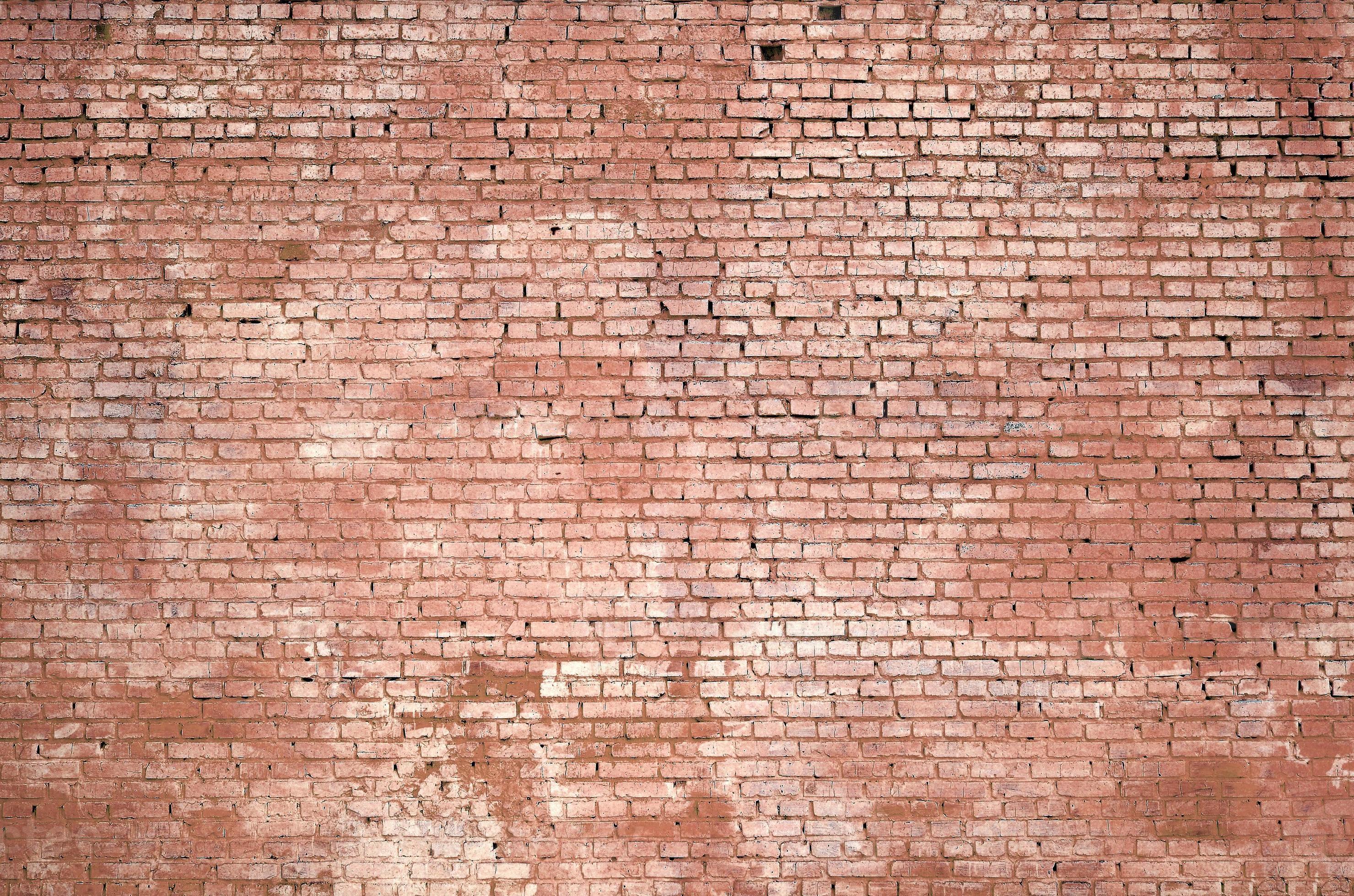 Square brick block wall background and texture. Painted in red 12330960