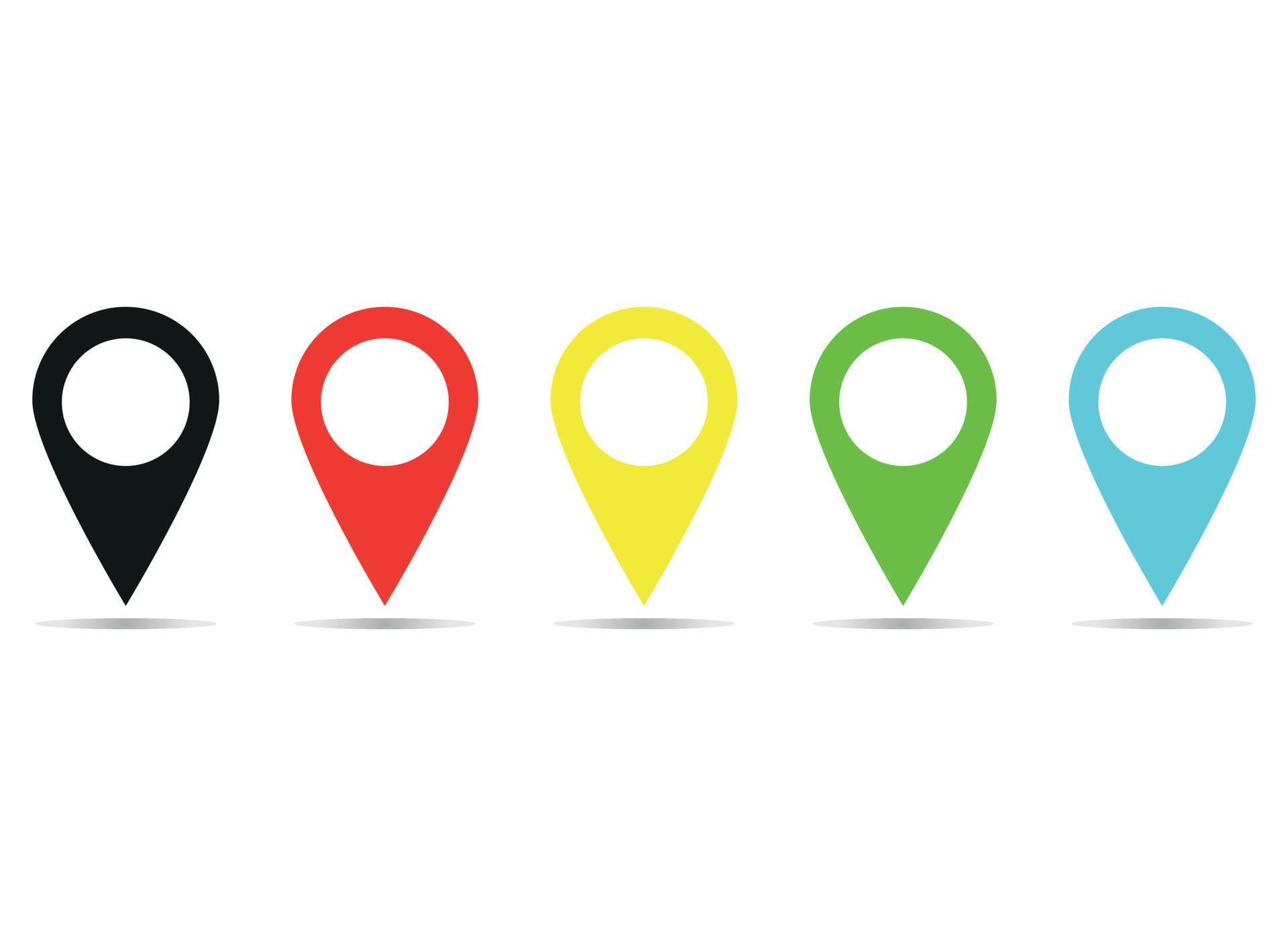 pin map vector design illustration isolated on white background ...