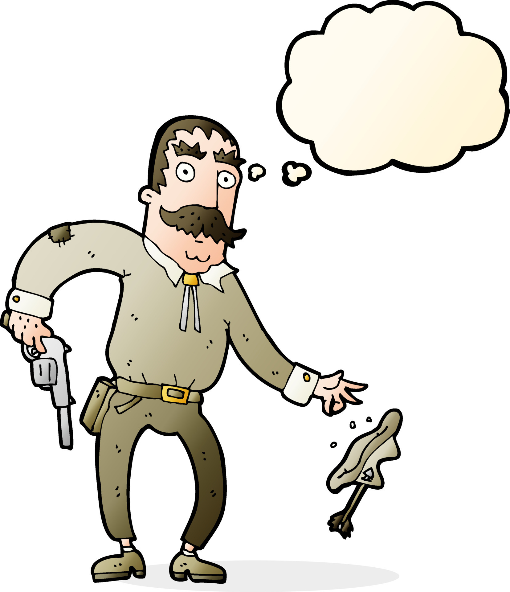 cartoon wild west cowboy with thought bubble 12331823 Vector Art at Vecteezy cartoon wild west cowboy with thought bubble 12331823 Vector Art at Vecteezy