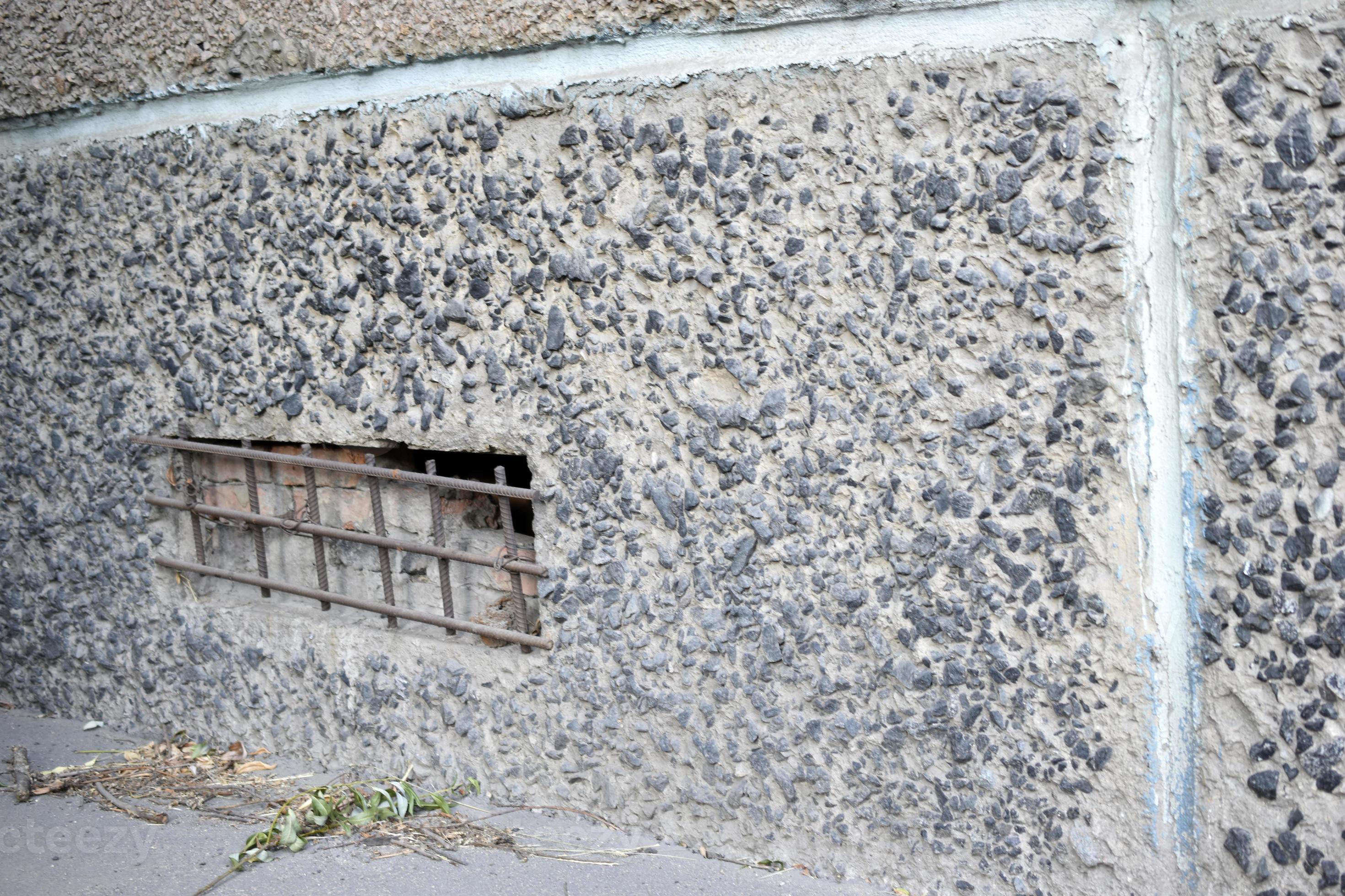 Air slots holes in houses in the basement. Ventilation holes in houses