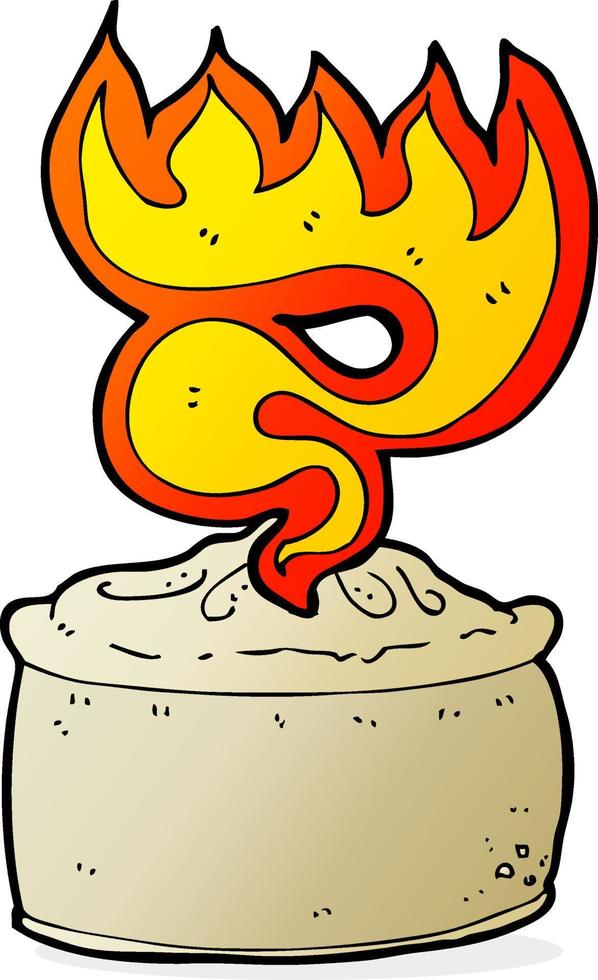 cartoon hot pie vector