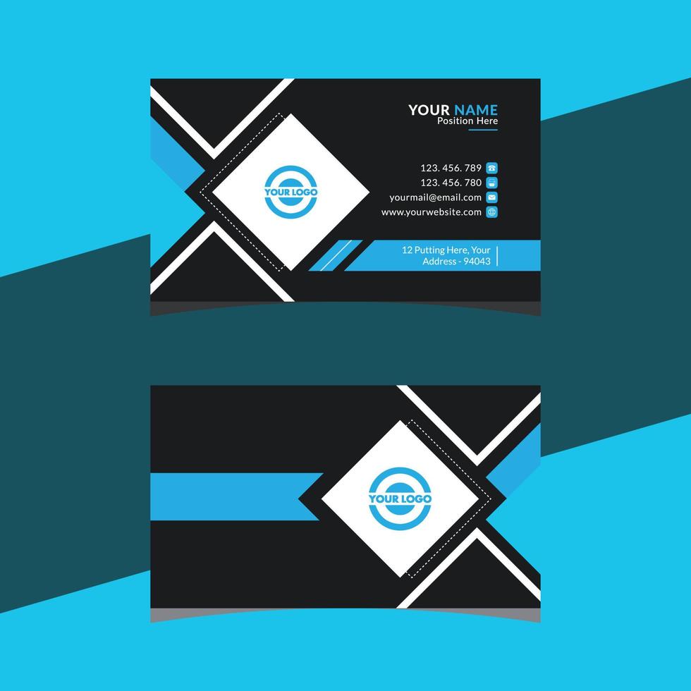 Modern Business Card Design vector