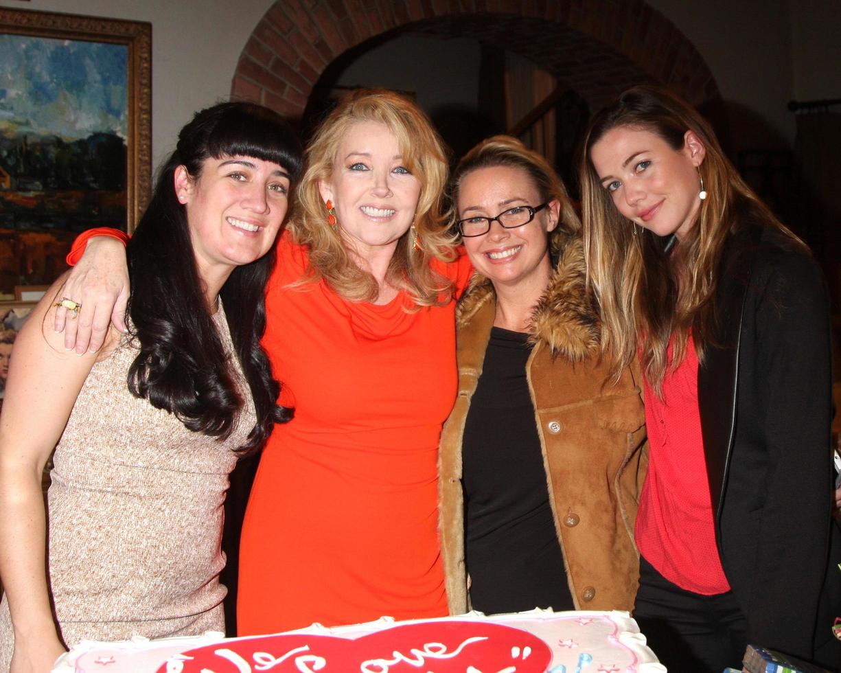 LOS ANGELES, MAR 4 - Alexandra Yeaggy, Melody Thomas Scott, Jennifer Scott Christensen, Elizabeth Scott at the Melody Thomas Scott Celebrates 35 Years at the Young and the Restless at CBS Television City on March 4, 2014 in Los Angeles, CA photo