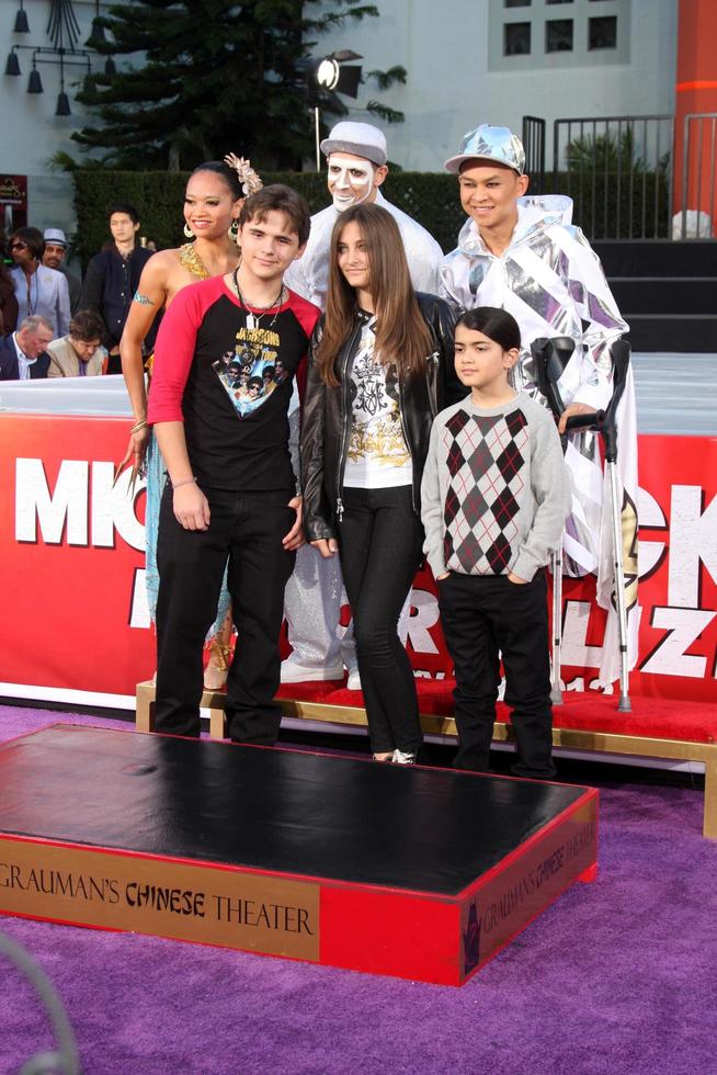 LOS ANGELES, JAN 26 - Prince Michael Jackson, Prince Michael Jackson, II aka Blanket Paris Jackson at the Michael Jackson Immortalized Handprint and Footprint Ceremony at Graumans Chinese Theater on January 26, 2012 in Los Angeles, CA photo