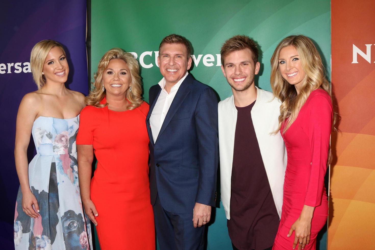 LOS ANGELES, APR 1 - Savannah Chrisley, Julie Chrisley, Todd Chrisley, Chase Chrisley, Lindsie Chrisley at the NBC Universal Summer Press Day 2016 at the Four Seasons Hotel on April 1, 2016 in Westlake Village, CA photo