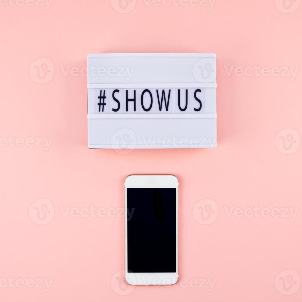 Project Show Us Concept with lightbox photo