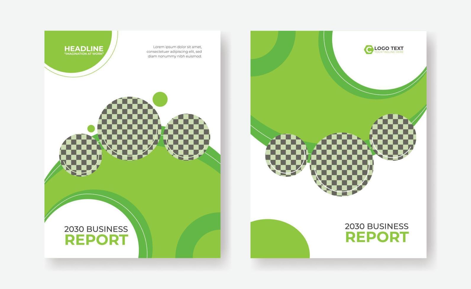 Business annual report, brochure flyer, book cover design template vector