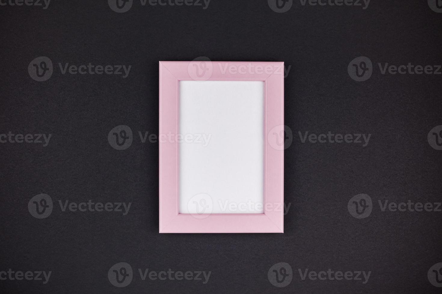 Mock up of a millennial pink frame photo