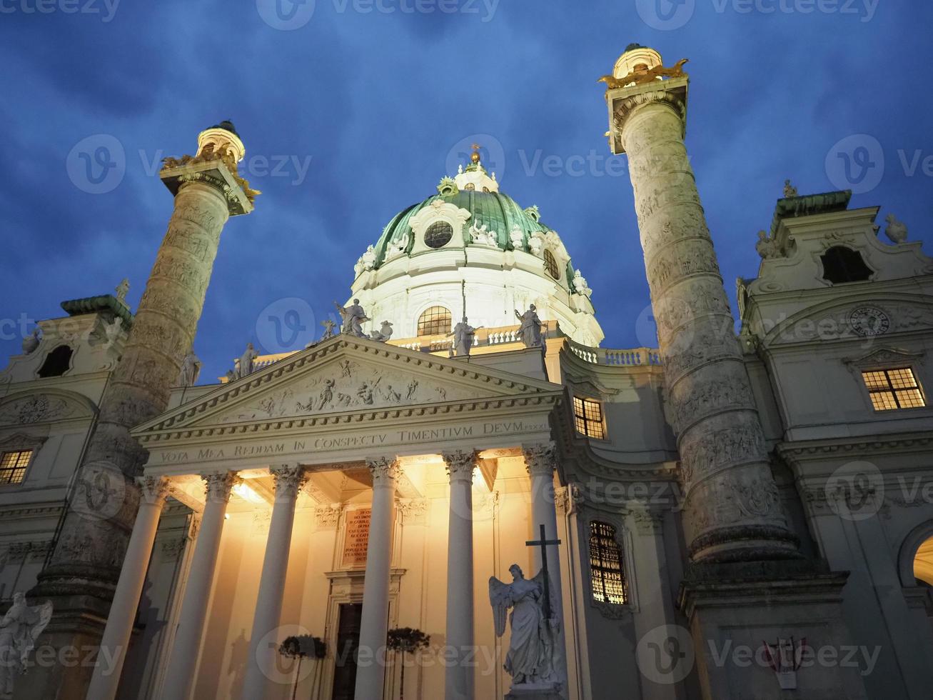 Karlskirche church in Vienna photo