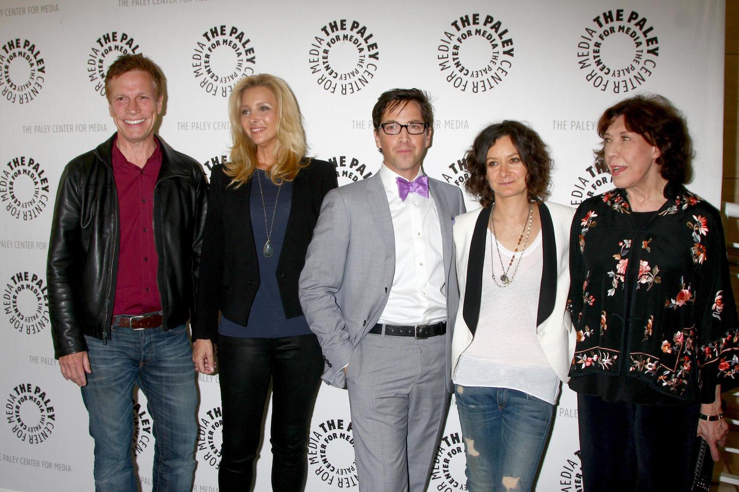 LOS ANGELES, JUL 16 - Don Roos, Lisa Kudrow, Dan Bucatinsky, Sara Gilbert, Lily Tomlin arrives at  An Evening With Web Therapy - The Craze Continues   at the Paley Center for Media on July 16, 2013 in Beverly Hills, CA photo
