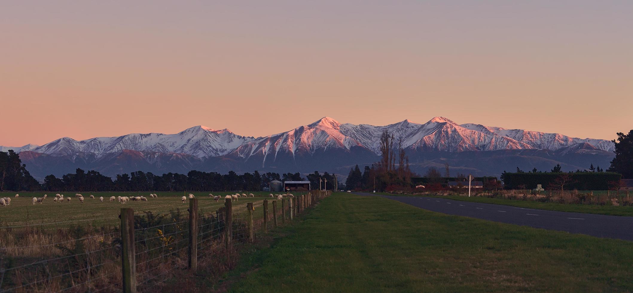 mountains from New Zealand photo