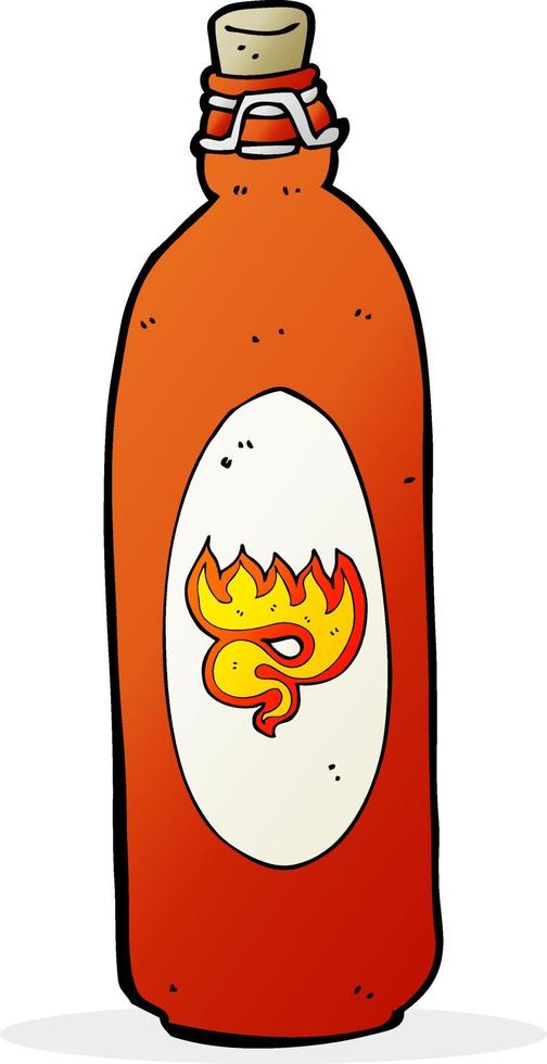 cartoon hot sauce vector
