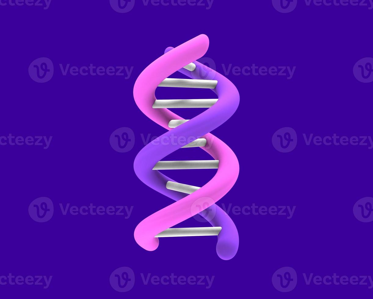 DNA 3d Illustration photo