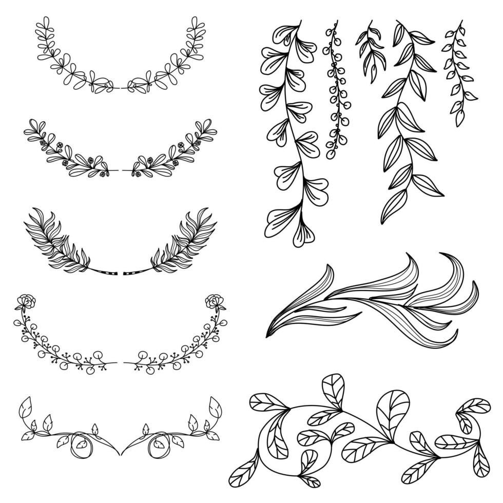 Ornamental lines and stripes doodle of free hand drawing sketch vector