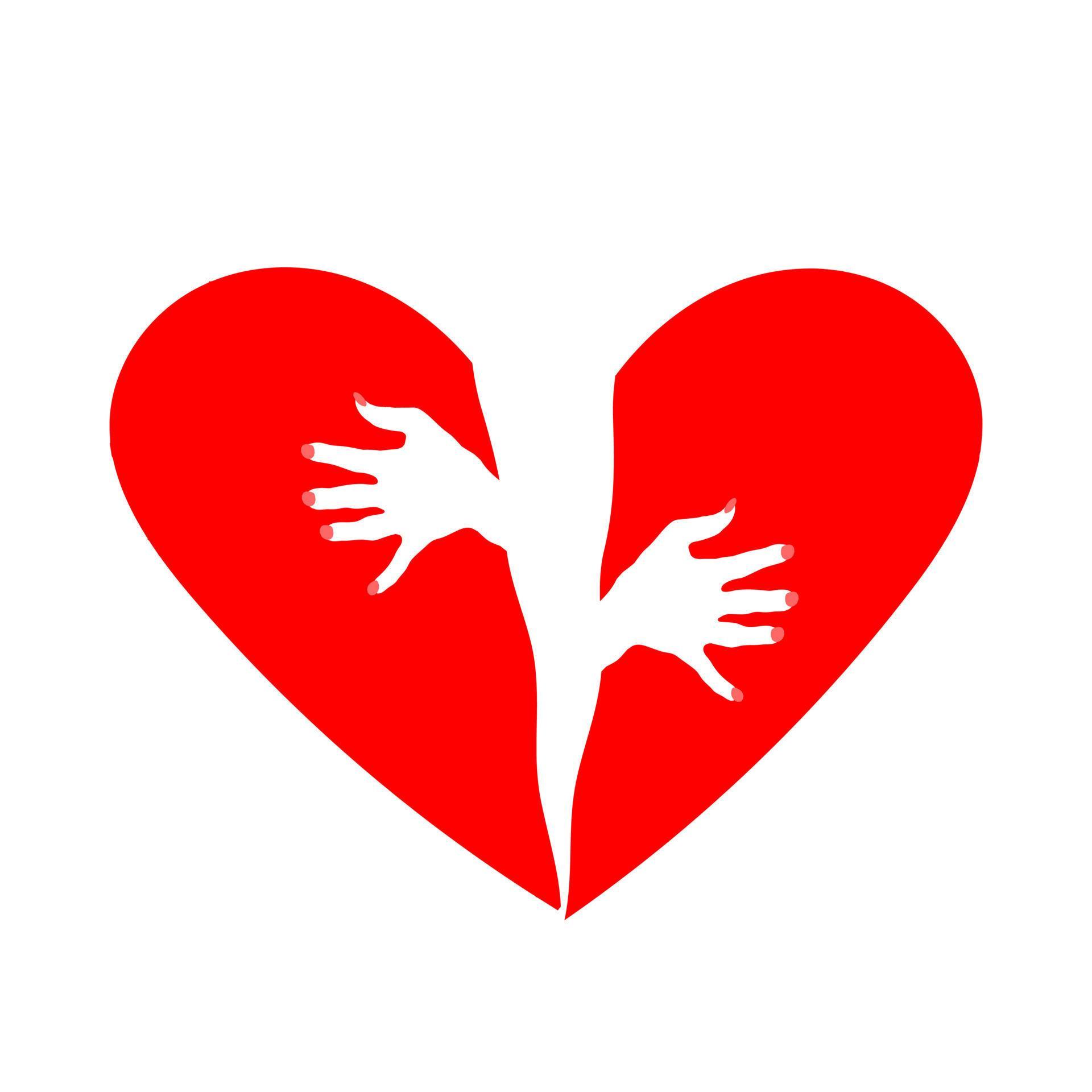 Broken heart vector illustration. 12338493 Vector Art at Vecteezy