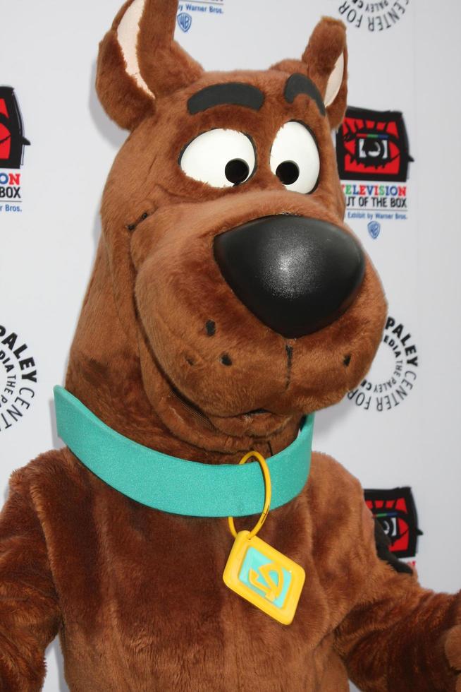 LOS ANGELES, APR 12 - Scooby-Doo arrives at Warner Brothers Television - Out of the Box Exhibit Launch at Paley Center for Media on April 12, 2012 in Beverly Hills, CA photo